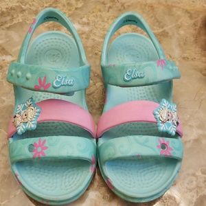 Toddler Elsa Crocs